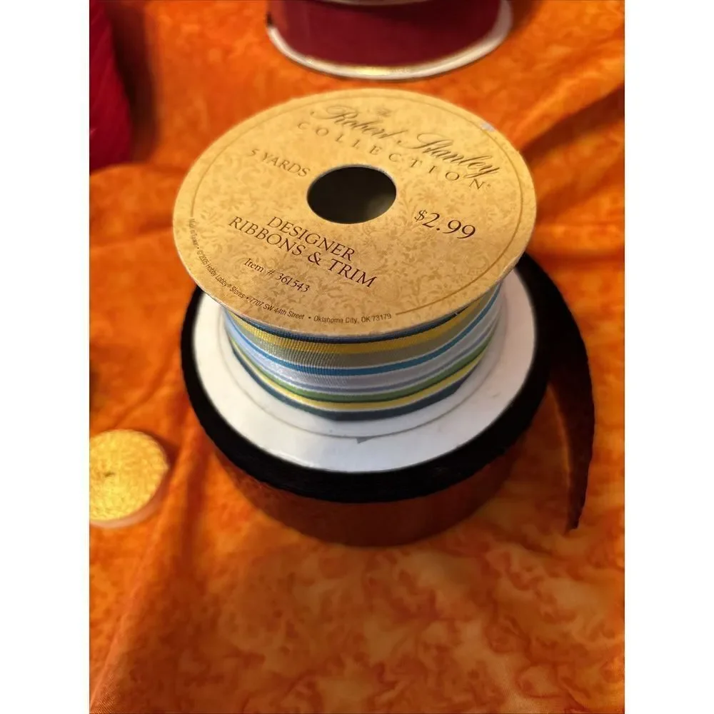 Huge Lot Of Ribbon-Lace~Satin~ Kringle~Wired~Velvet New/Used‎ 100+ Feet
